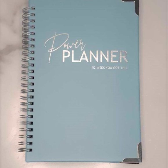 52-Week Power Planners in Pink with Gold Finishing or Blue with Silver Finishing - Picture 3 of 5